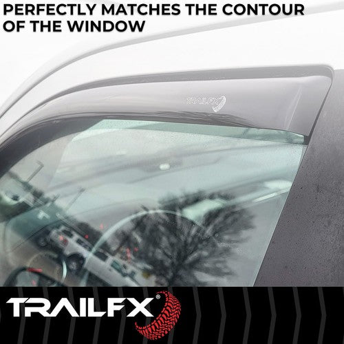 TrailFX 4101IC TFX 4-PC Window Vents RAINGUARDS
