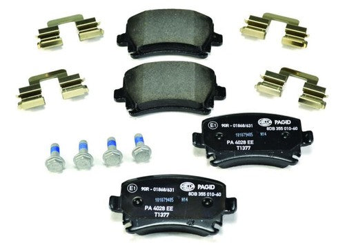 Hella Rear Low Metallic Brake Pads Fits 2006?2008 Volkswagen GTI 2 Piece Brakes