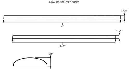 Coast To Coast CCISM607  SIDE MOLDING