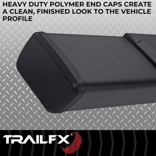 TrailFX A4005B TFX 4" Trapezoid Side Steps NERF BAR OVAL 4"