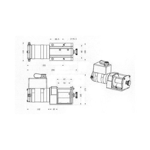 Superwinch 1331200 UT3000 Series WINCHES