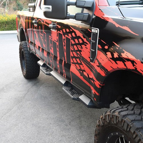 Westin Automotive 56-23945 Steel Square Black Textured Powder Coated Nerf Bar