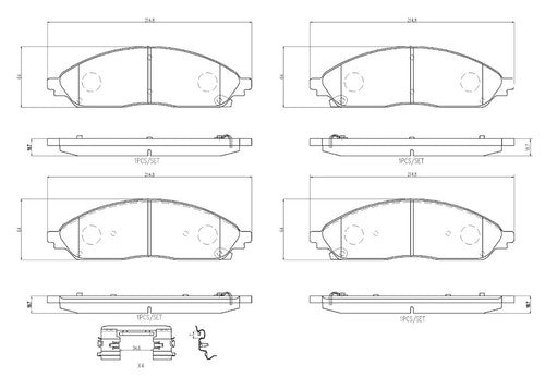 Brembo P11046 PRIME LINE BRAKE PADS