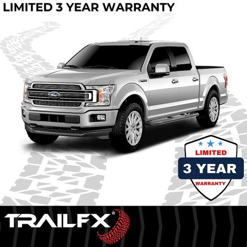 TrailFX A0051B TFX Round Tube Side Steps NERF BAR ROUND 3"