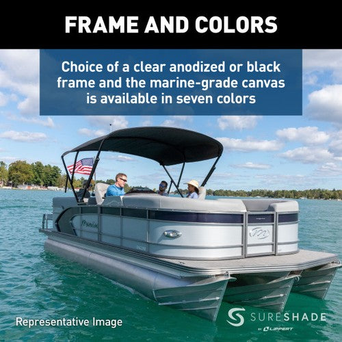 Taylor Made 2021133089 SureShade BOAT BIMINI TOP