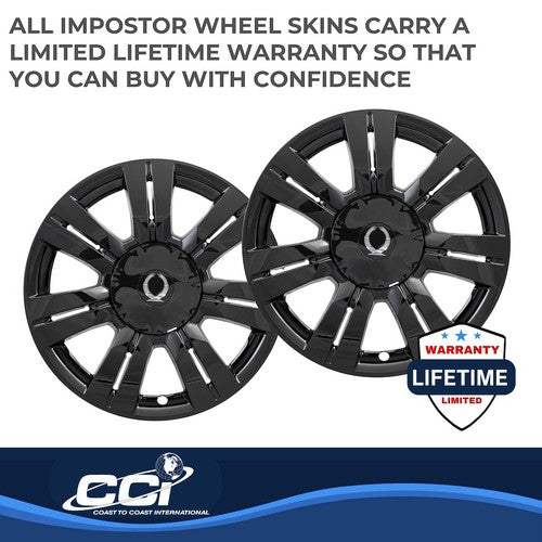 Coast To Coast IWCIMP357BLK IMPOSTOR  WHEEL COVER