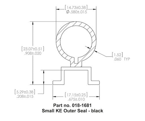AP Products 018-1681-35  HARDWARE SEALS WEATHERSTRIP RV