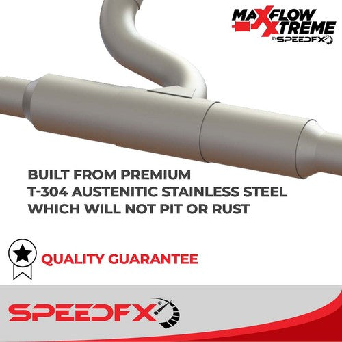 SpeedFX 50600 MaxFlow Xtreme Axle Back System EXHAUST SYSTEM