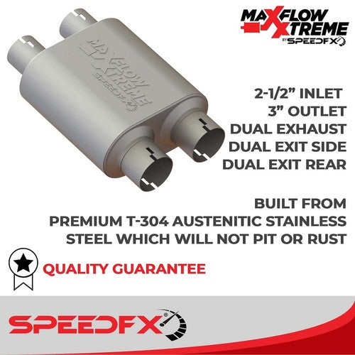 SpeedFX 50800 MaxFlow Xtreme Cat Back System EXHAUST SYSTEM
