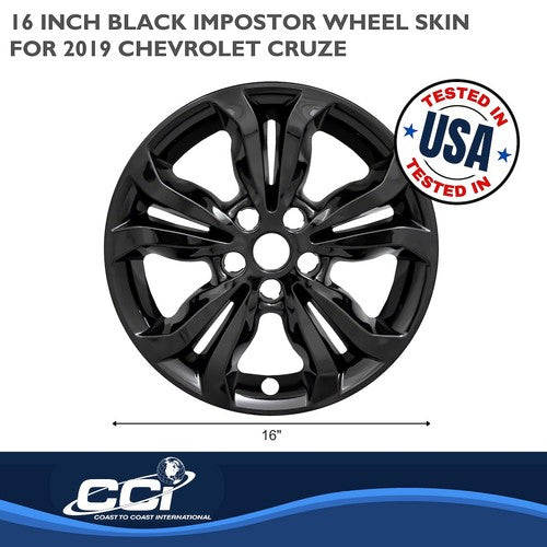 Coast To Coast IWCIMP442BLK IMPOSTOR  WHEEL COVER
