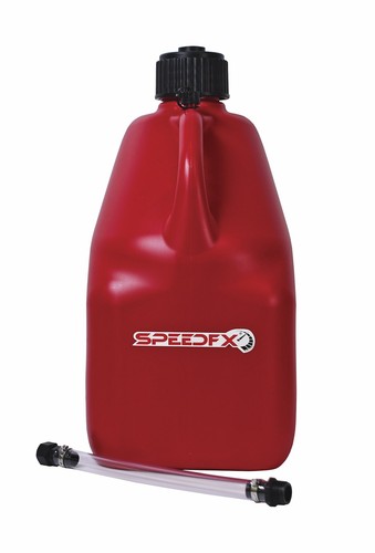 SpeedFX 8830 Liquid Storage Container Red 5gal Capacity With Filler Hose and Ca