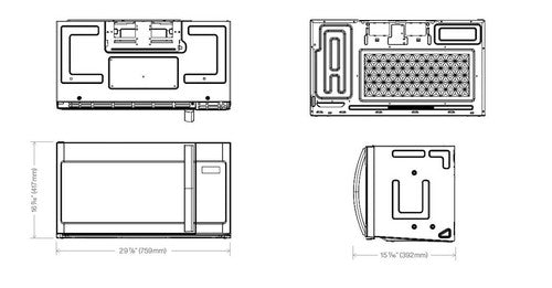 Furrion LLC FMSMA17-SS  RANGES COOKTOPS MICROWAVES RV