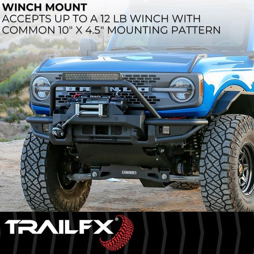 TrailFX BR002T TrailFX Bronco Products BUMPER TRUCK FRONT