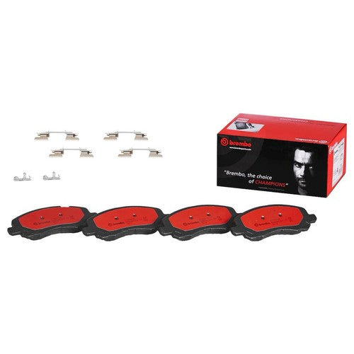 Brembo Front Brake Pads Fits 2007-2017 Jeep Compass 4 Piece Brake Set P18001N