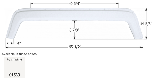 Icon 01539 Tandem Axle FENDER SKIRTS RV