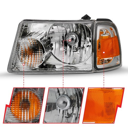 ANZO USA 111484  HEADLIGHT ASSEMBLY