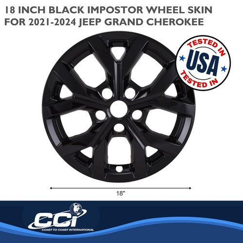 Coast To Coast IWCIMP483BLK IMPOSTOR  WHEEL COVER