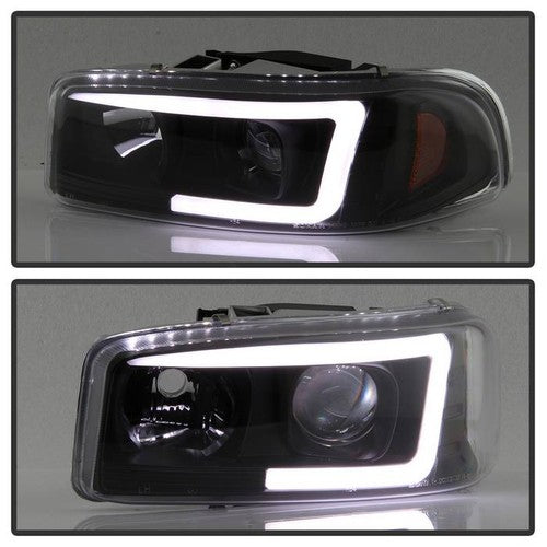 Spyder 5084521 Headlight Assy  V2 Halogen Projector Beam  Set of 2