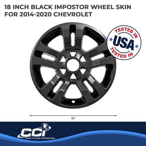 Coast To Coast IWCIMP377BLKN IMPOSTOR  WHEEL COVER