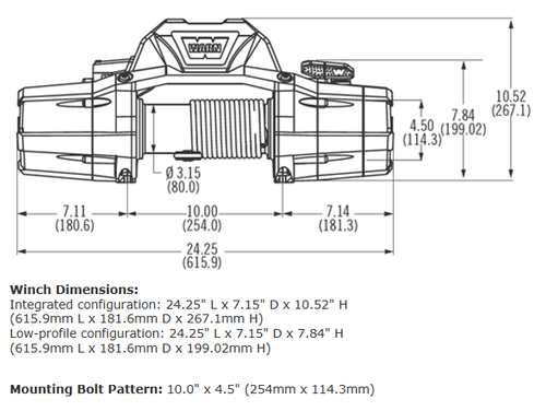Warn 88980 ZEON  8 WINCHES