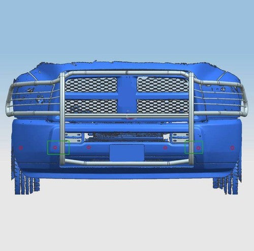 Black Horse Offroad 17DG109MA  GRILL GUARD