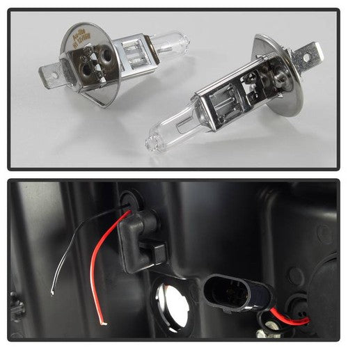 Spyder Chevy Silverado 1500 07-13 Version 3 Projector Headlights - Black PRO-YD-