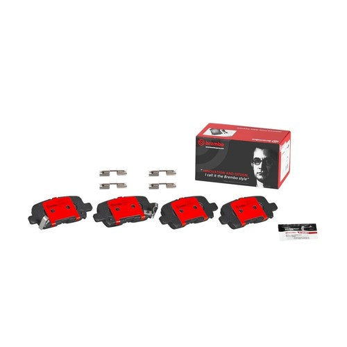 Brembo Rear Ceramic Brake Pads Fits 2003-2008 Honda Pilot 4 Pc Brake Set P28057N