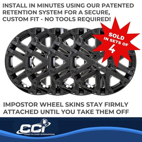 Coast To Coast IWCIMP505BLK IMPOSTOR  WHEEL COVER