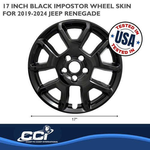 Coast To Coast IWCIMP443BLK IMPOSTOR  WHEEL COVER