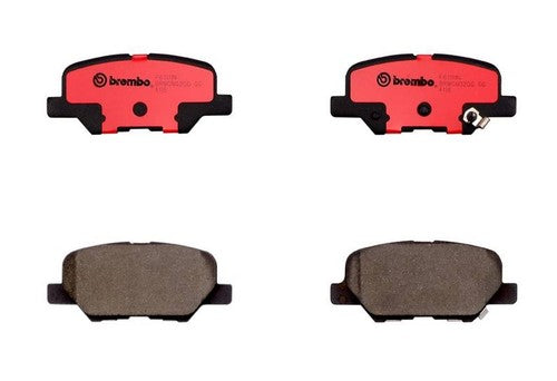 Brembo Rear Ceramic Brake Pads Fits 2014-2016 Mazda 3 Brakes 4 Piece P61111N