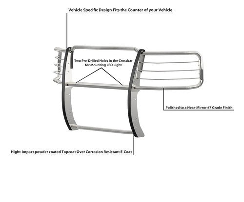 Black Horse Offroad 17GT27MSS  GRILL GUARD