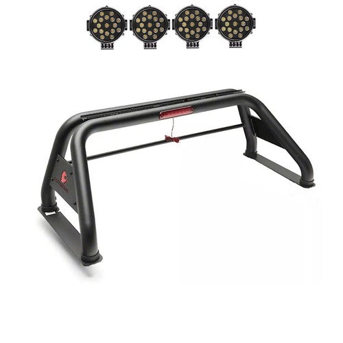 Black Horse Offroad RB001BK-PLB  Truck Bed Bar