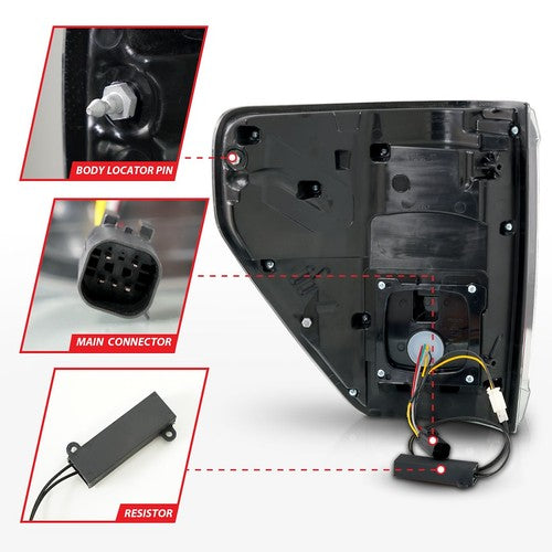 ANZO USA 311474  TAIL LIGHT KIT