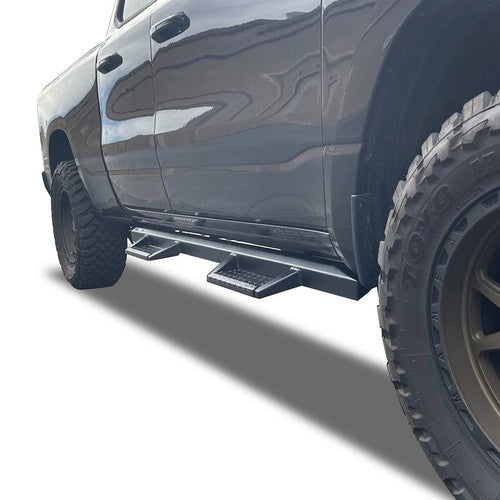 Black Horse Offroad IM-TOTACC Black Powder Coated Running Board