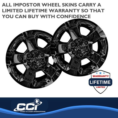 Coast To Coast IWCIMP451BLK IMPOSTOR  WHEEL COVER