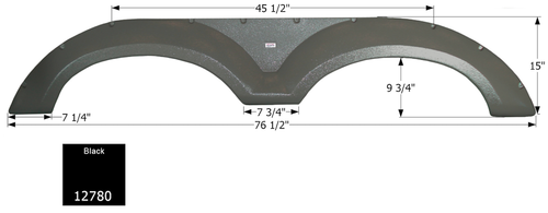Icon 12780 Tandem Axle FENDER SKIRTS RV