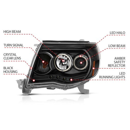 ANZO USA 121282  HEADLIGHT ASSEMBLY