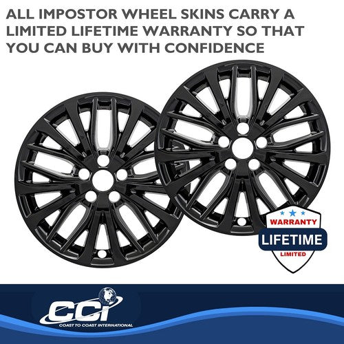 Coast To Coast IWCIMP428BLK IMPOSTOR  WHEEL COVER