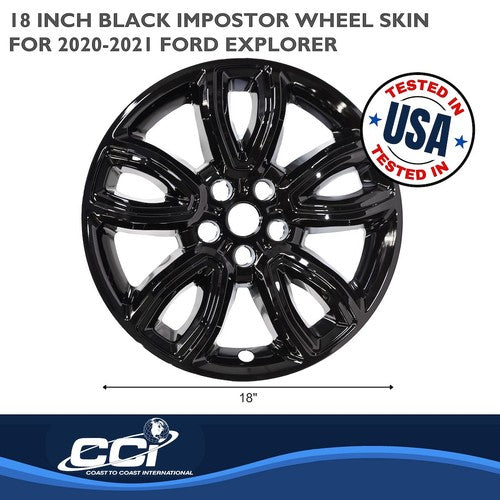 Coast To Coast IMP468BLK IMPOSTOR  WHEEL COVER