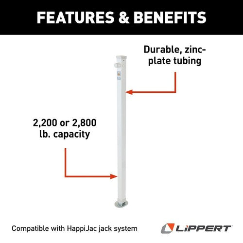 Lippert Components 736514 Happijac MOTORHOME JACKS