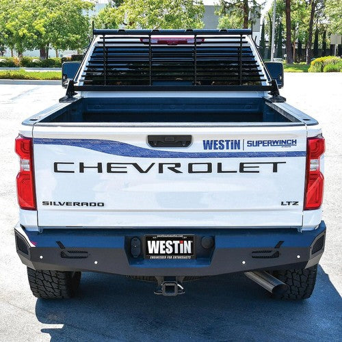 Westin Automotive 57-8025 Bolt-On Black Powder Coated Bar Style Headache Rack