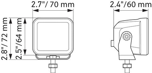 Hella 358176801 Black Magic  FOG LIGHT KIT