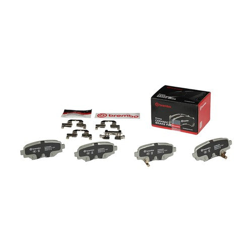 Brembo Rear Ceramic Brake Pads Fits 2014-2016 Mazda 3 Brakes 4 Piece P49049N