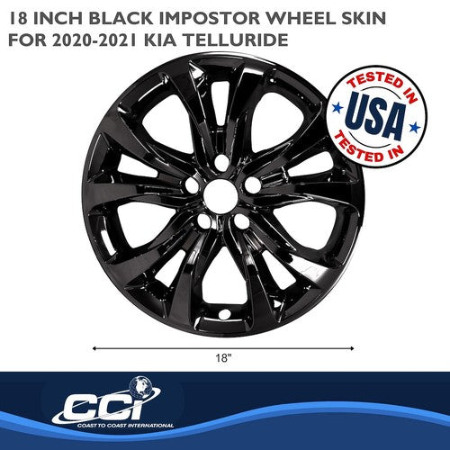Coast To Coast IMP467BLK IMPOSTOR  WHEEL COVER