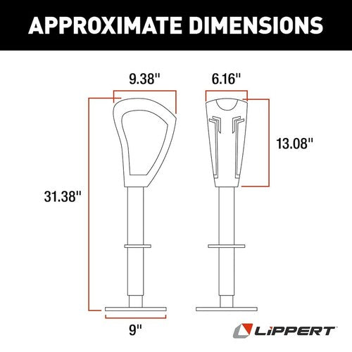 Lippert Components 643589 Smart Jack TRAILER JACKS