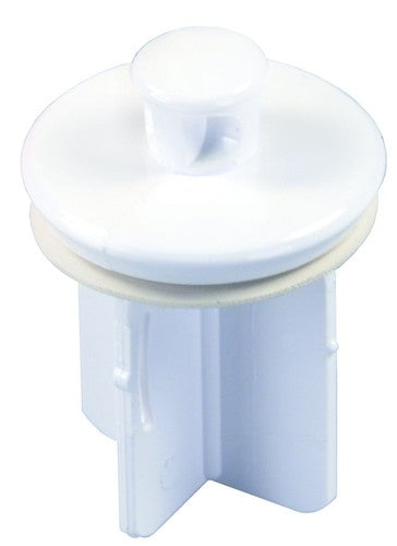 JR Products 95205 Sink Drain Stopper 1-1/4 Inch White Single
