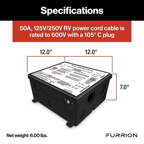 Furrion LLC F50-ATS  TRANSFER SWITCHES & PANELS RV