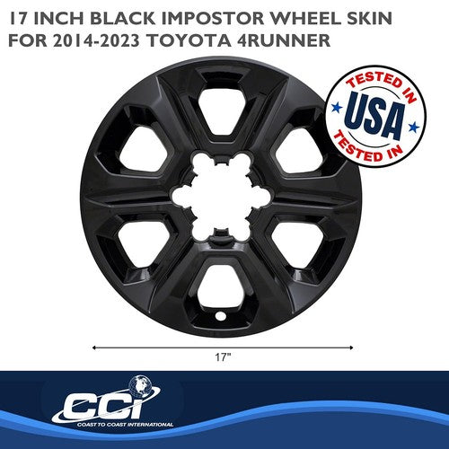 Coast To Coast IWCIMP413BLKN IMPOSTOR  WHEEL COVER