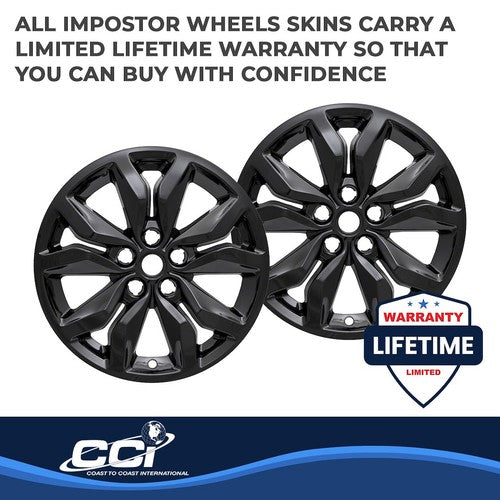 Coast To Coast IWCIMP407BLK IMPOSTOR  WHEEL COVER