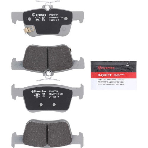 Brembo Rear Ceramic Brake Pads Fits 2018-2022 Honda Accord 4 Pc Brakes P28103N